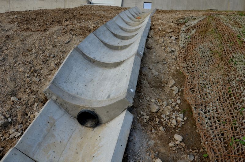 Concrete Drain Installation